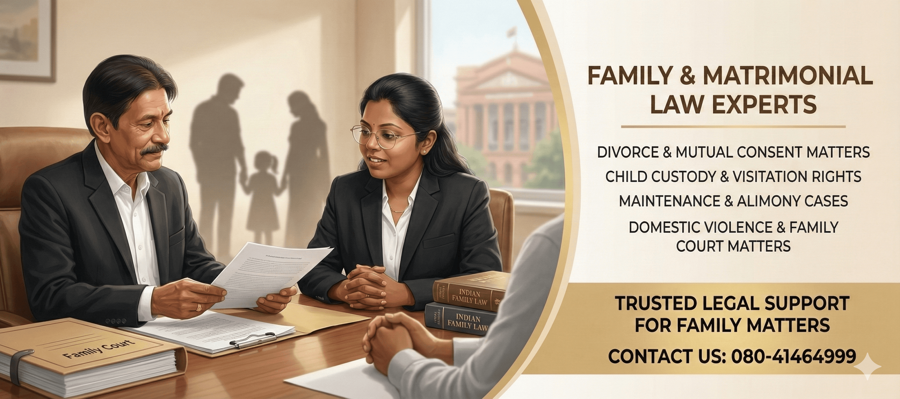 Matrimonial & Family Laws Services - Web Banner